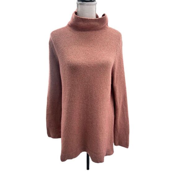 J.Jill     Mauve loose neck turtle neck long sleeve sweater - Picture 1 of 14